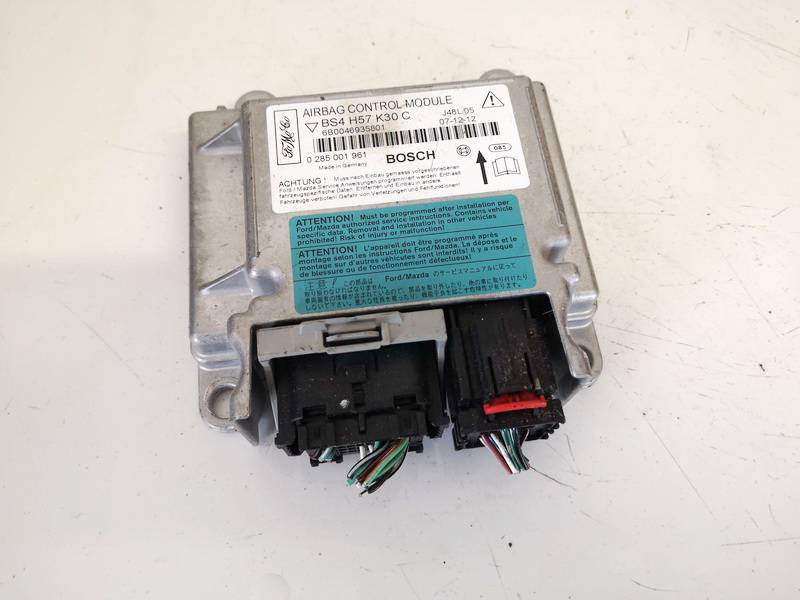 BS4H57K30C Mazda 3 2008 SRS AIRBAG KOMPIUTERIS - ORO PAGALVIU VALDYMO BLOKAS