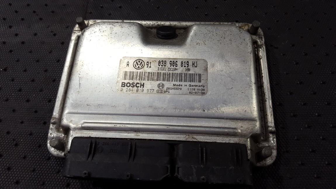 038906019HJ Volkswagen Golf 2000 Komputer silnika