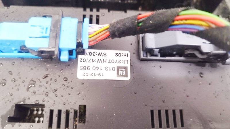 013140985 Opel Zafira 2003 Climate Control Panel (heater control switches) - Thumbnail 3