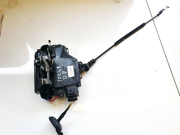 3D1837016AE Skoda Octavia 2010 Door Lock Mechanism - FRONT RIGHT - Thumbnail 2