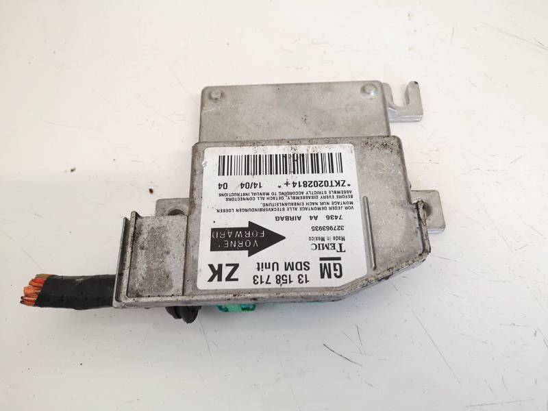 13158713ZK Opel Meriva 2004 Airbag crash sensors module
