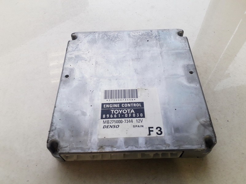 896610F030 Toyota Corolla Verso 2007 ECU Engine Computer (Engine Control Unit)