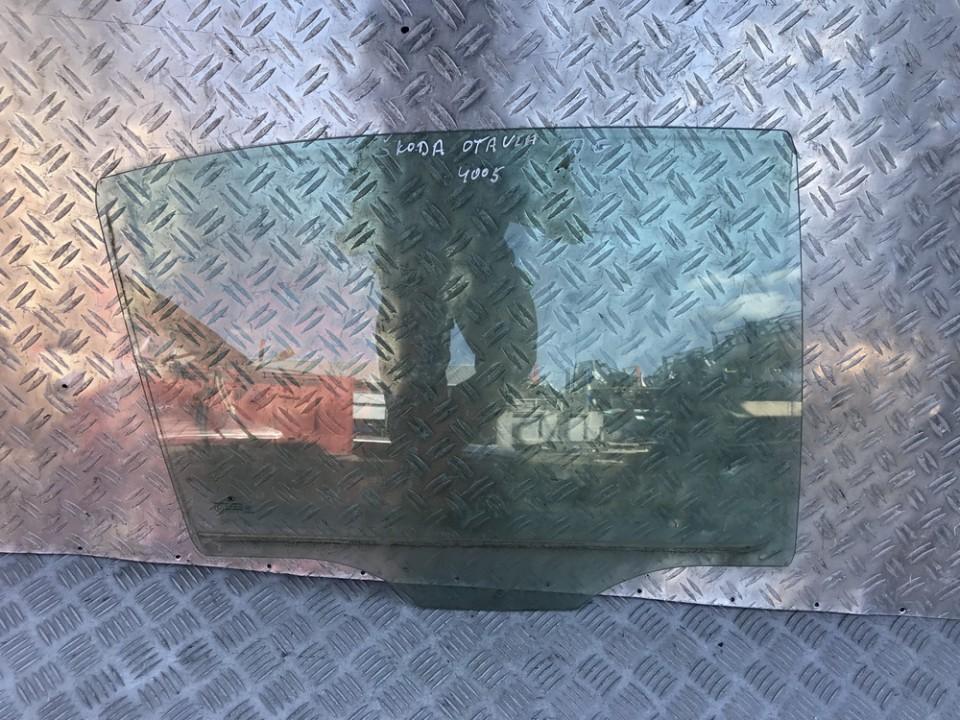 Skoda Octavia 2007 Door-Drop Glass - REAR RIGHT