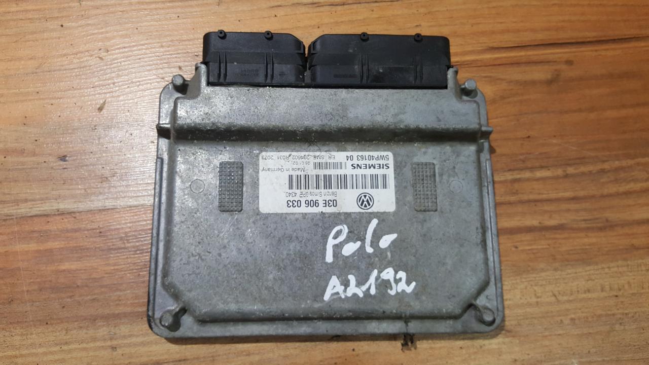 03E906033 5WP40163 04 ECU Engine Computer (Engine Control Unit ...