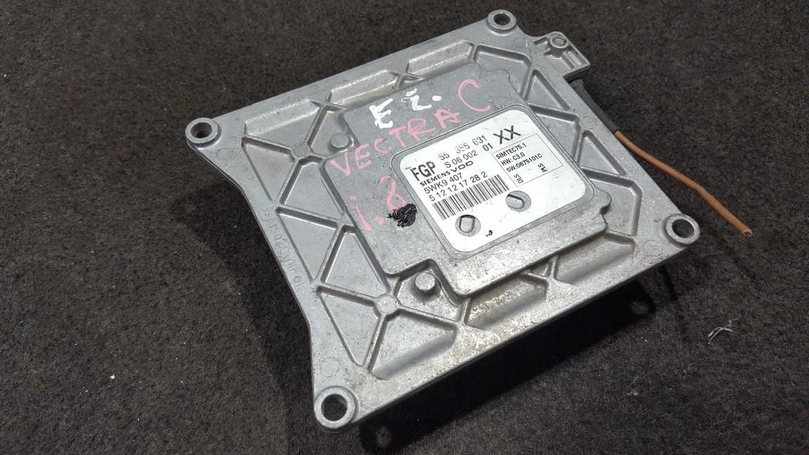 55355631 Opel Vectra 2003 Variklio kompiuteris - Thumbnail 2