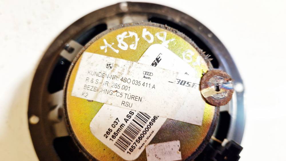 4B0035411A Audi A6 2001 Speaker (audio) - Thumbnail 3