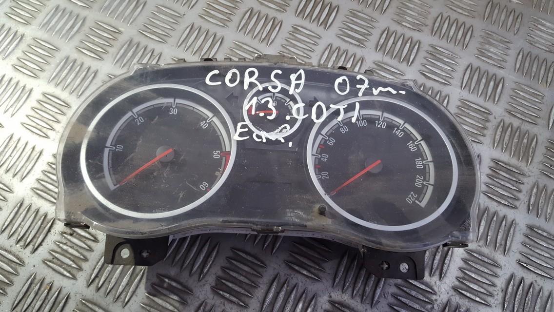 P0013264273 Opel Corsa 2008 Speedometers - Cockpit - Speedo Clocks Instrument