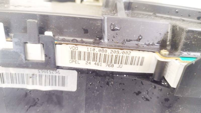 24461768 Opel Zafira 2003 Spidometras - prietaisu skydelis - Thumbnail 3