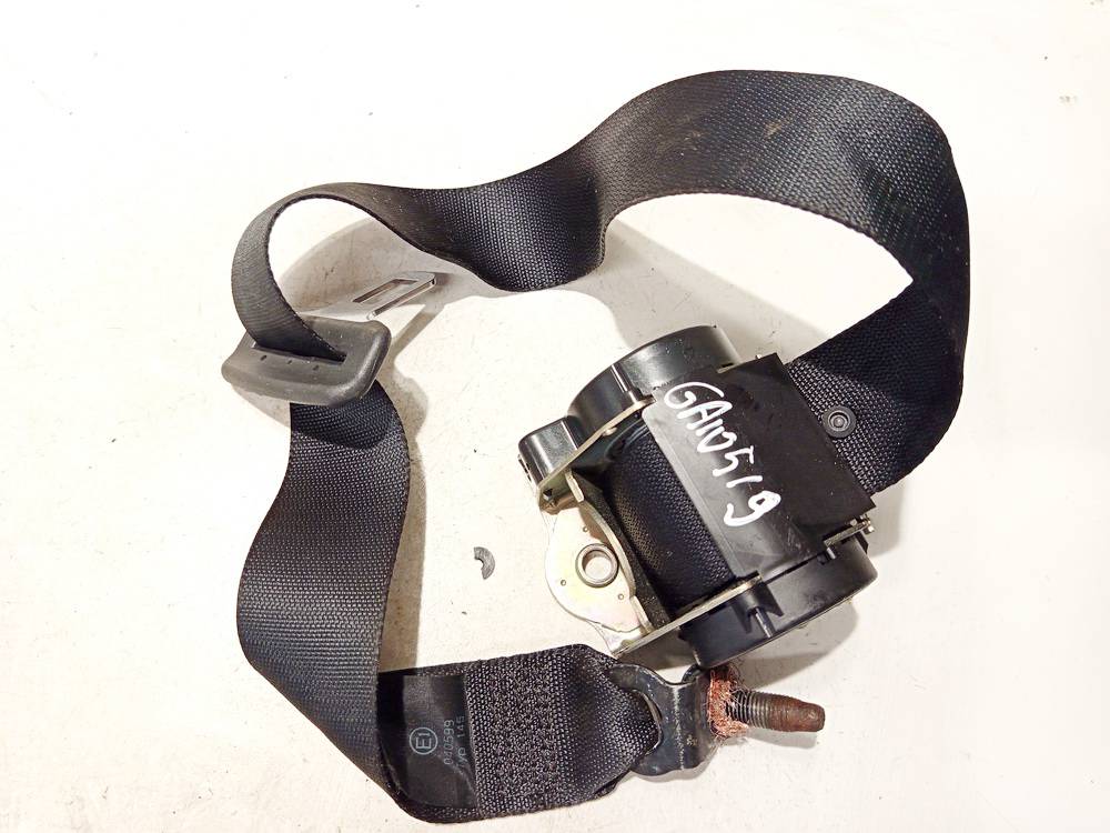 566324601F Opel Astra 2006 Pas bezpieczeństwa - TYLNE ŚRODEK