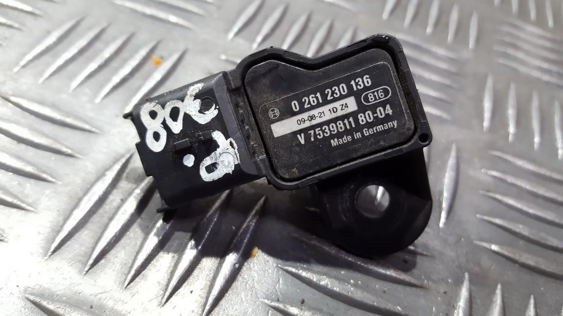0261230136 V75398118004, V75398118004 Air Pressure MAP Sensor Manifold