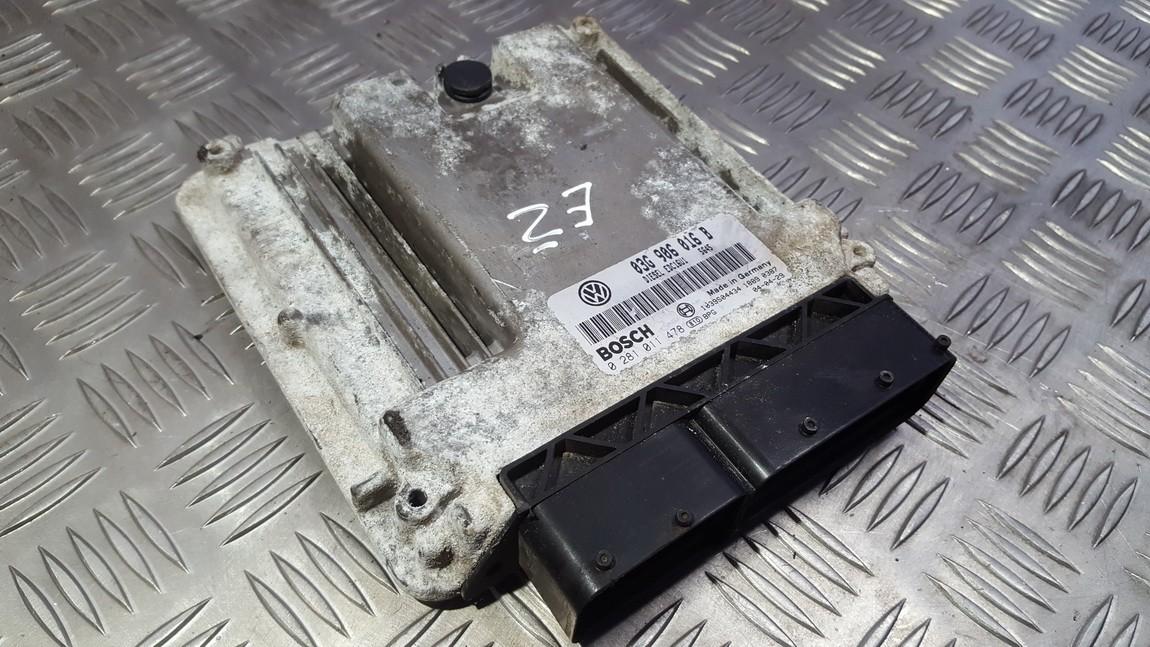 03G906016B Volkswagen Golf 2007 ECU Engine Computer (Engine Control Unit)