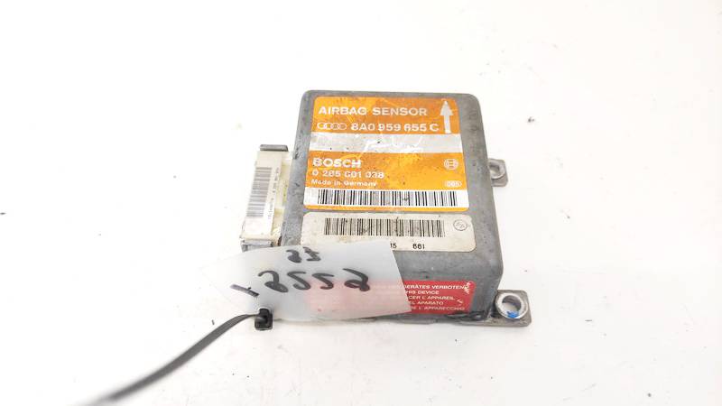8A0959655C Audi A4 1996 srs-turvatyynyn tietokone – turvatyynyn ohjausyksikkö
