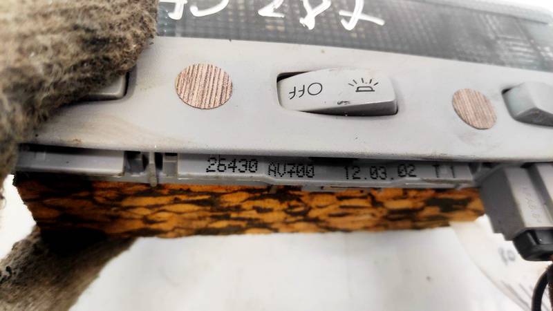 26430AV700 Nissan Primera 2002 Włącznik oświetlenia wnętrza - PRZEDNIE - Thumbnail 3