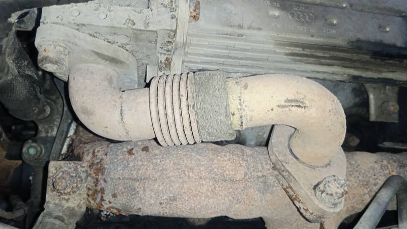 038131521CD Skoda Octavia 2006 EGR Pipe (Exhaust Gas Recirculation EGR METAL PIPE)