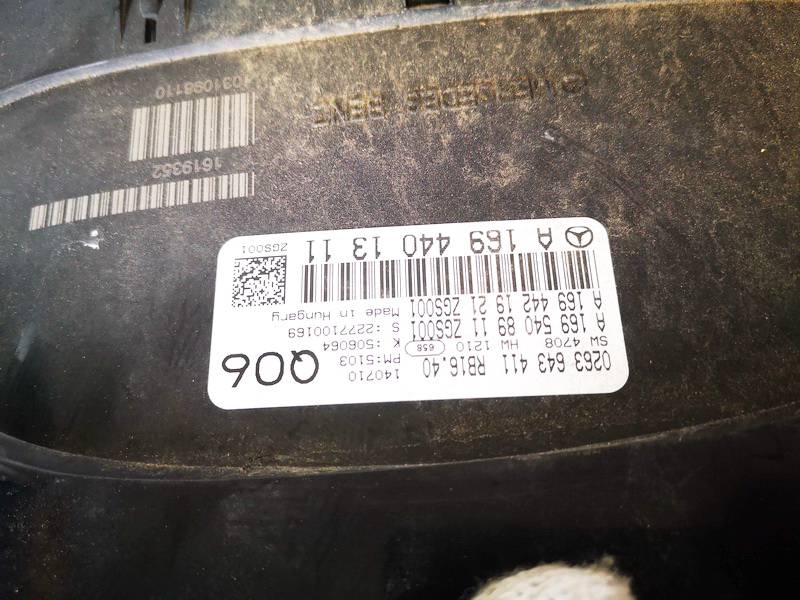 A1694401311 Mercedes-Benz B-CLASS 2010 Tacho Tachometer Kombiinstrument - Thumbnail 2