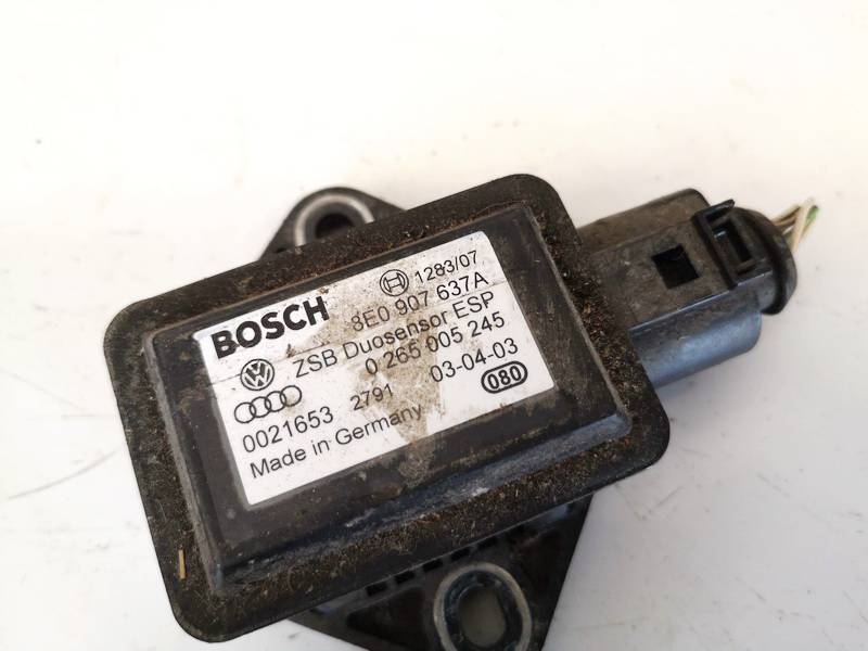 8E0907637A Audi A4 2004 Czujnik prędkości ESP - Thumbnail 2