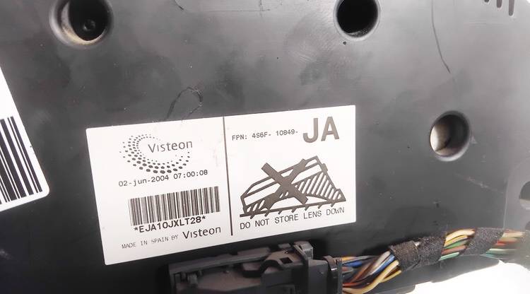 4S6F10849JA Ford Fusion 2004 Speedometers - Cockpit - Speedo Clocks Instrument - Thumbnail 4