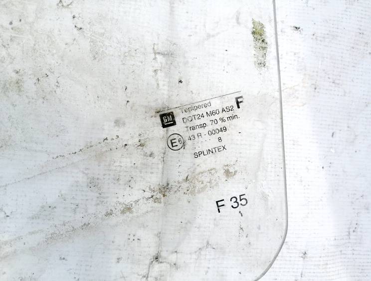 43R00049 Opel Vectra 2000 Door-Drop Glass - REAR LEFT - Thumbnail 3