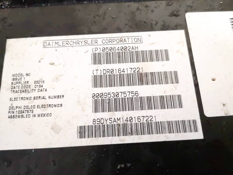 05064002AH Dodge Magnum 2005 Inne komputery - Thumbnail 2