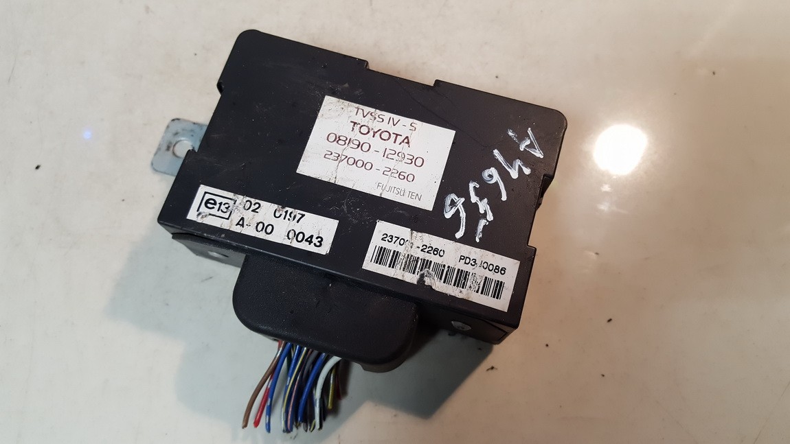0819012930 Toyota RAV-4 2005 ALARM SENSOR MODULE UNIT