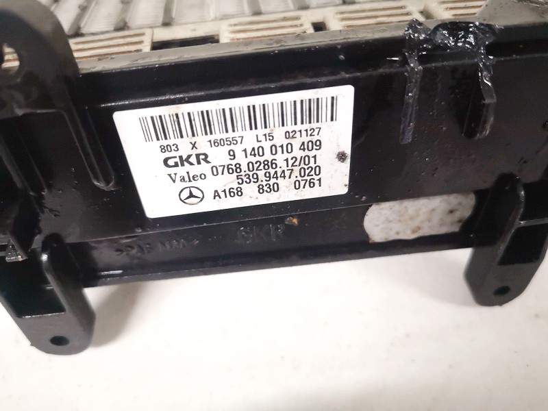 a1688300761 used Electric Auxiliary Heater Element Unit MercedesBenz Vaneo 2003 1.7L