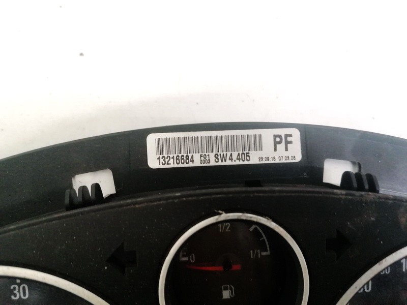 13216684 Opel Zafira 2006 Speedometers - Cockpit - Speedo Clocks Instrument - Thumbnail 2
