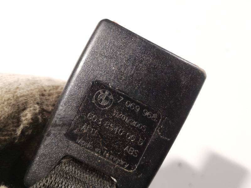 7069968 BMW 1-Series 2007 Seat belt holder (Seat belt Buckle) -  REAR MIDDLE - Thumbnail 3