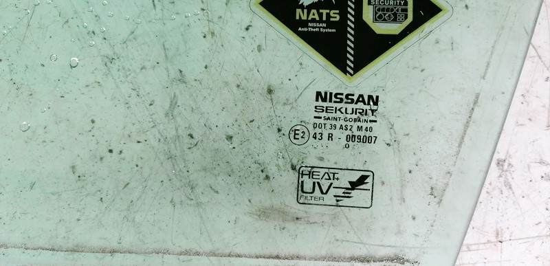 Nissan Almera 2000 LUNA DELANTERA IZQUIERDA, Luna de la puerta delantera - FRENTE IZQUIERDO - Thumbnail 2