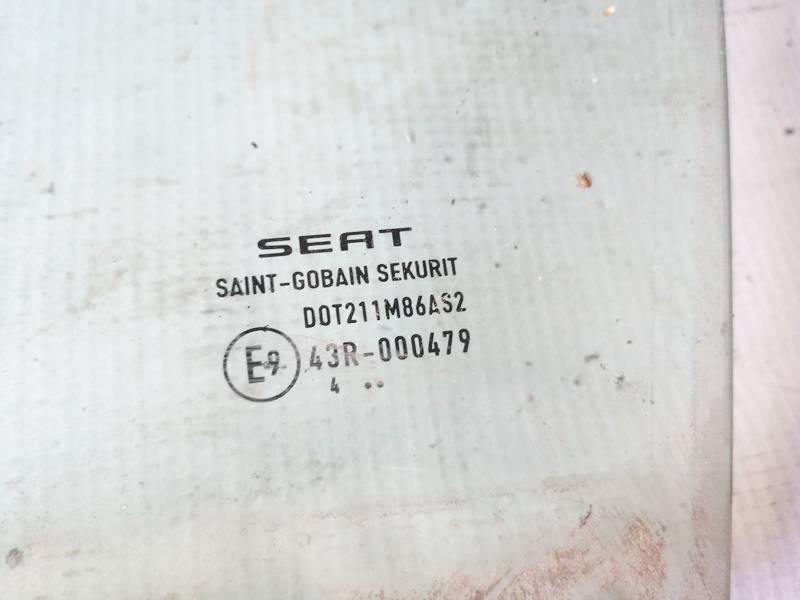 AS2 Seat Altea 2005 Door-Drop Glass - FRONT LEFT - Thumbnail 2