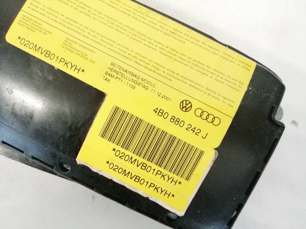 4B0880242J Audi A6 2002 Sēdekļa drošības spilvens SRS - Thumbnail 3