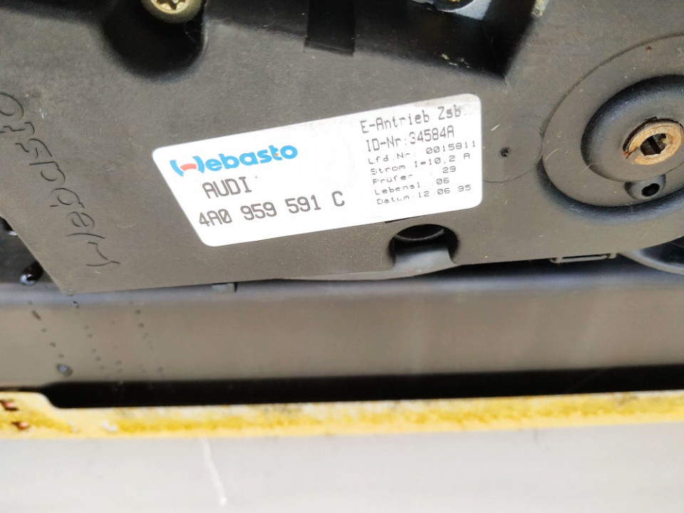 4a0959591c used Sunroof Motor Audi A6 1995 2.5L 14EUR EIS01383970 Used Auto Parts Shop