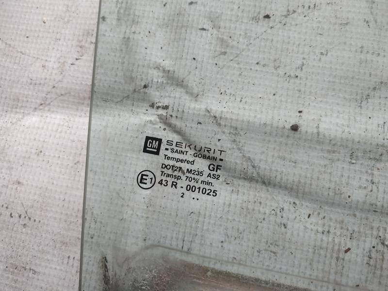 AS2 Opel Zafira 2003 Oven lasi - TAKANA OIKEALLA - Thumbnail 2