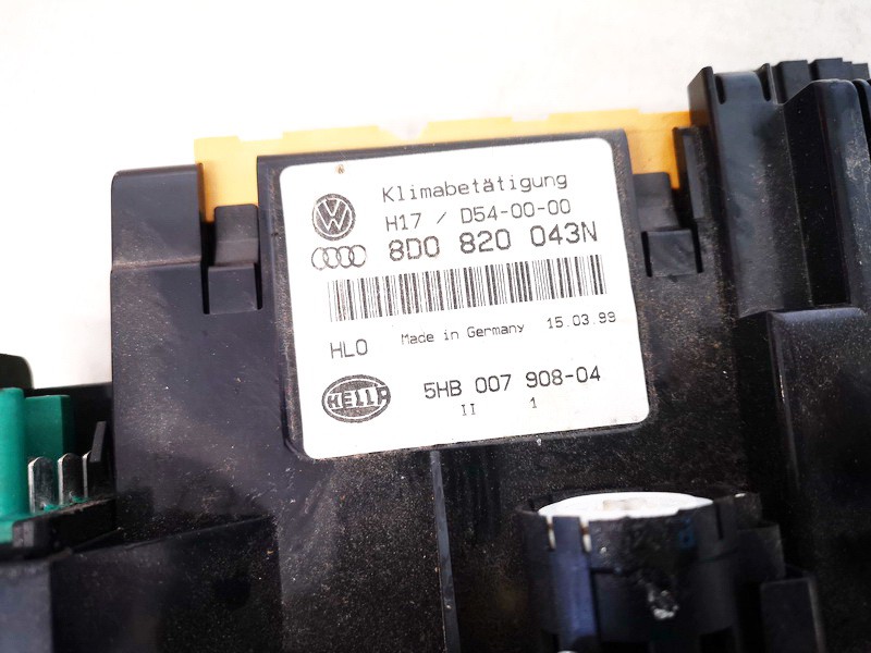 8D0820043N Audi A4 1999 Climate Control Panel (heater control switches) - Thumbnail 3