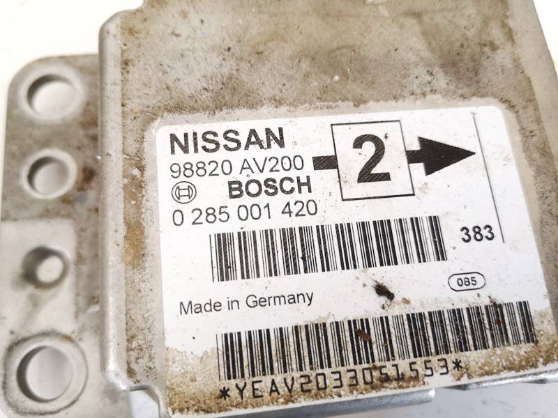 98820AV200 Nissan Primera 2003 CENTRALITA AIRBAG - Thumbnail 2