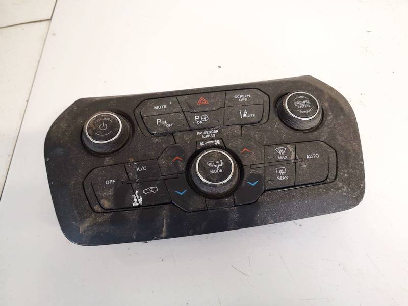 07357899870 Jeep Renegade 2023 Climate Control Panel (heater control switches)