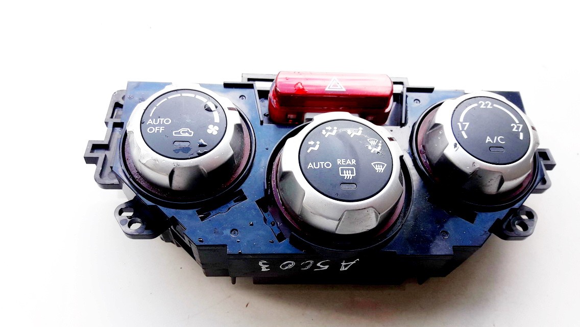 72311SC060 Subaru Forester 2009 Climate Control Panel (heater control switches)