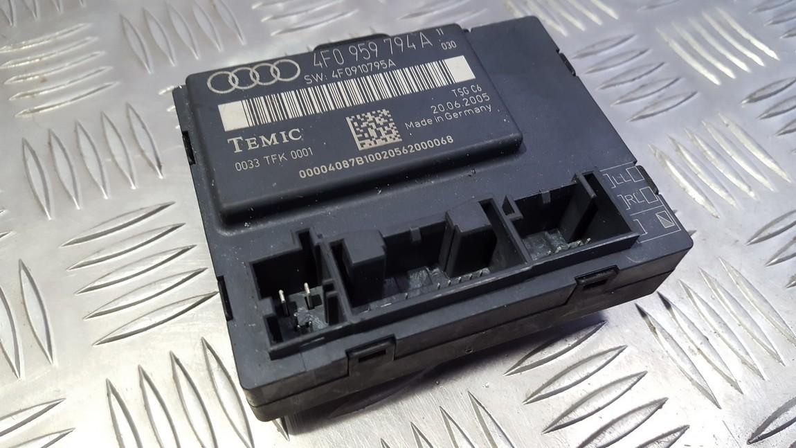4F0959794A Audi A6 2006 Steuergerät Türsteuergerät