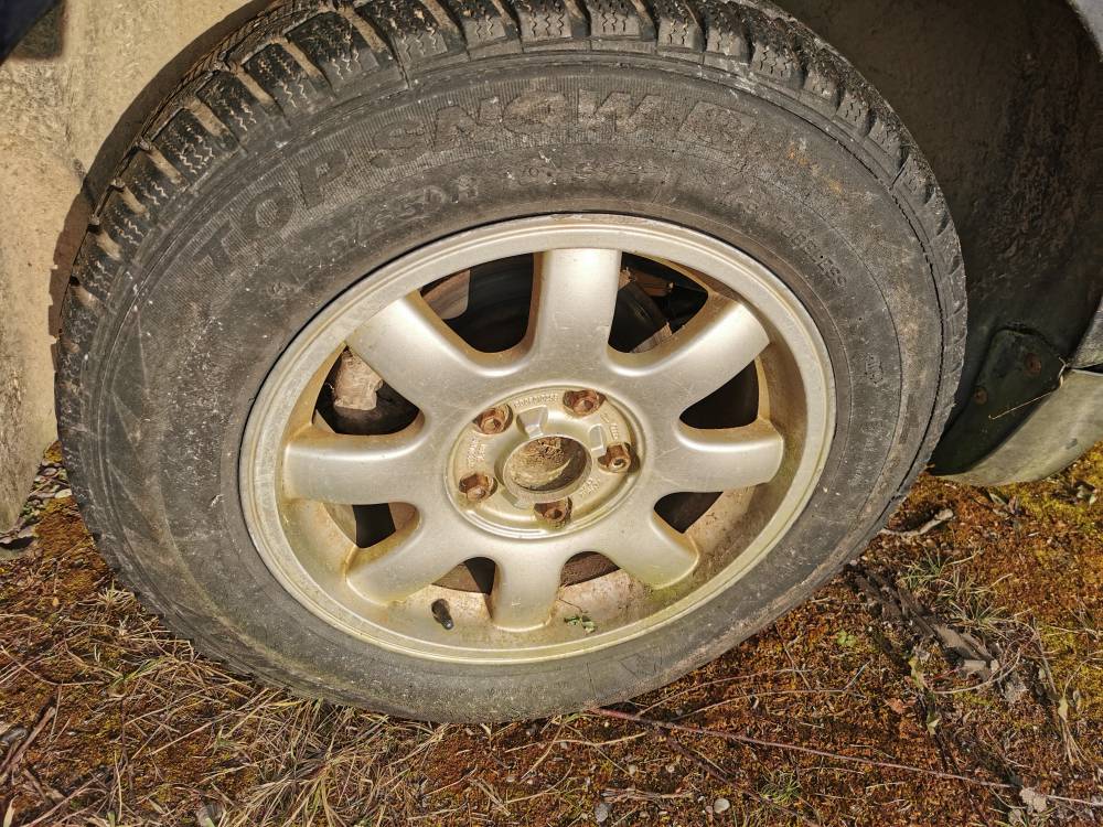 5X112 Volkswagen Passat 1997 Komplet Kół Zimowych R15 - Thumbnail 2