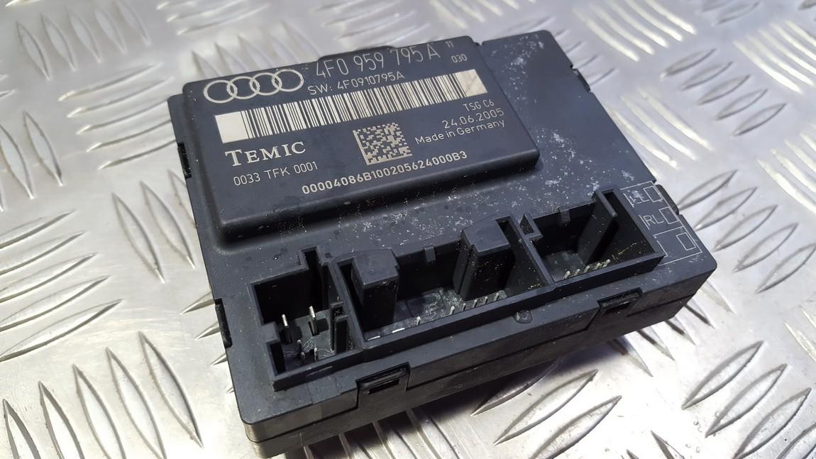 4F0959795A Audi A6 2008 Door control relay (DOOR CONTROL UNIT MODULE ECU )