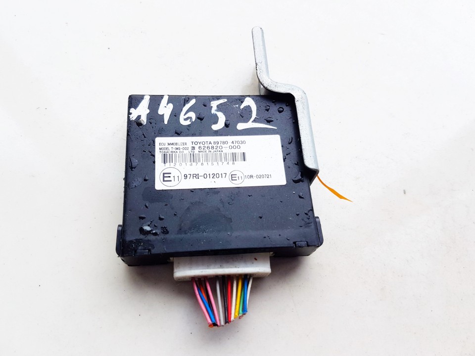 Toyota Prius (NHW11L) Sedan 1.5 16V (1NZ-FXE) IMMOBILIZER 2007  626820-000/89780-47030/626820000