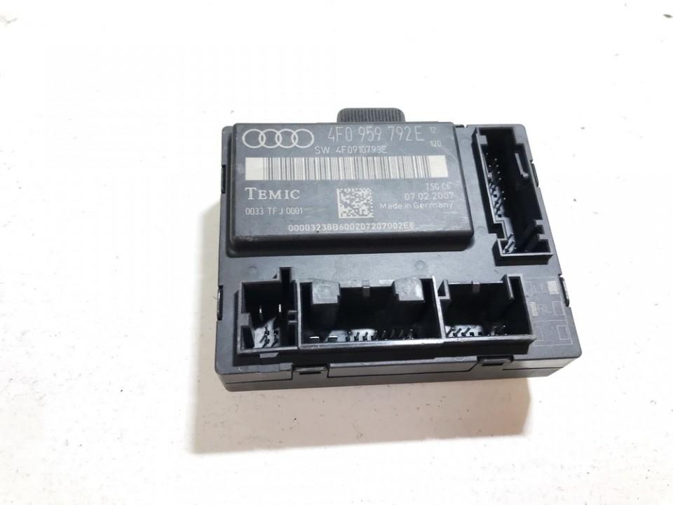 4F0959792E Audi A6 2006 Door control relay (DOOR CONTROL UNIT MODULE ECU )