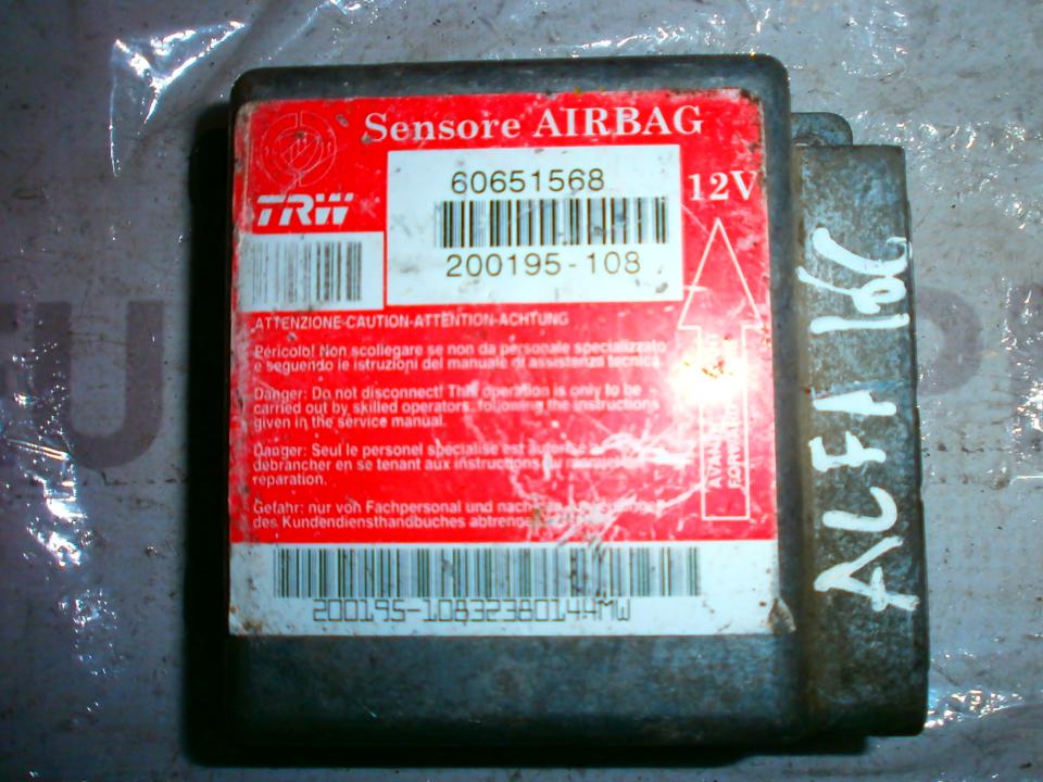 Alfa Romeo Rear Crash Sensor 60651568 Alfa-Romeo 166 2000 Airbag crash sensors module | EuroImpex