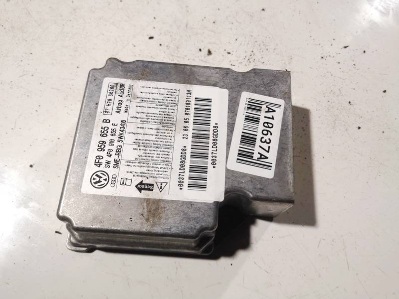 4F0959655B Audi A6 2005 Airbag crash sensors module