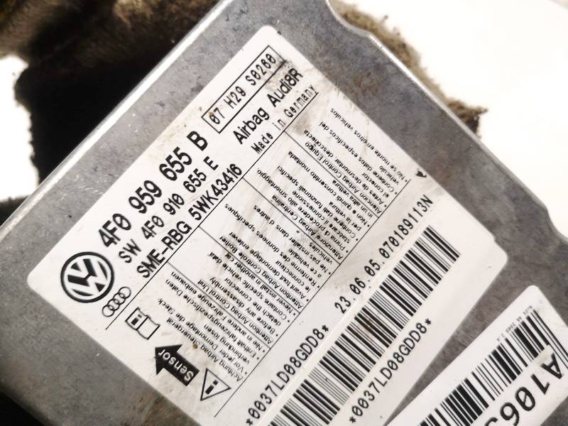 4F0959655B Audi A6 2005 Airbag crash sensors module - Thumbnail 3