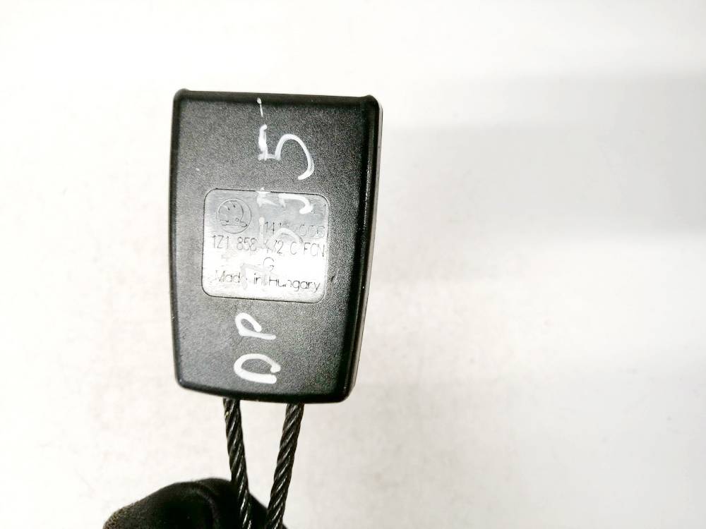 1Z1858472C Skoda Octavia 2007 Zaczep pasa bezpieczeństwa - PRZEDNIE PRAWE - Thumbnail 3