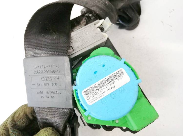 8K1857705J Audi A4 2009 Pas bezpieczeństwa - PRZEDNIE LEWE - Thumbnail 3