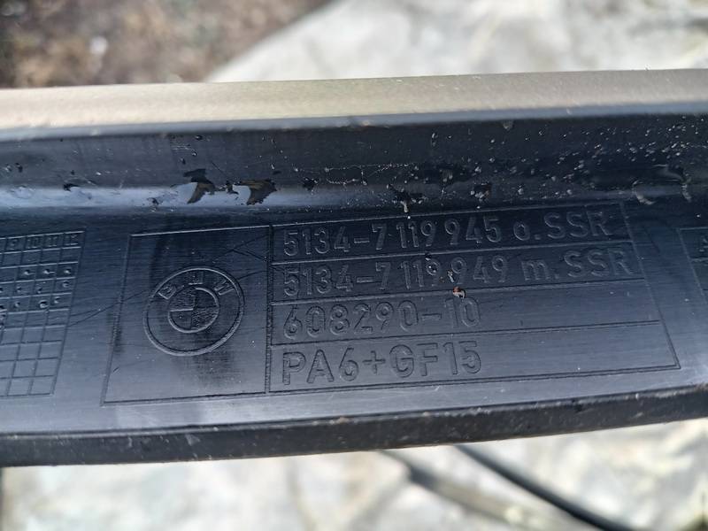 51347119945 BMW 3-Series 2005 Durvju stikla sloksne - AIZMUGURE PA KREISI - Thumbnail 3