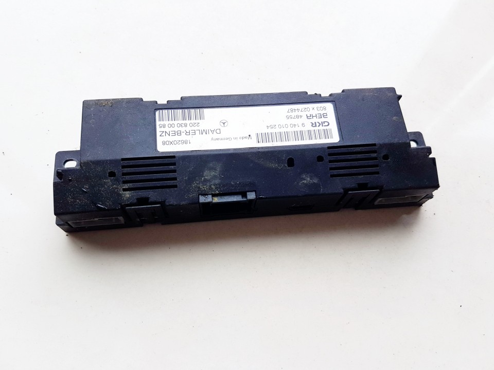 9140010254 Mercedes-Benz S-CLASS 2001 General Module Comfort Relay (Unit)