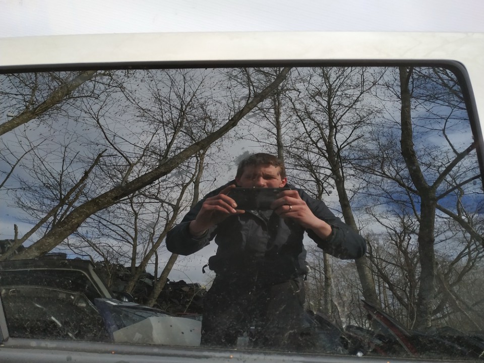 Opel Astra 2006 Szyba drzwi - TYLNE PRAWE