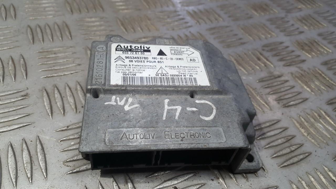 9653493780 Citroen C4 Picasso 2006 Airbag crash sensors module